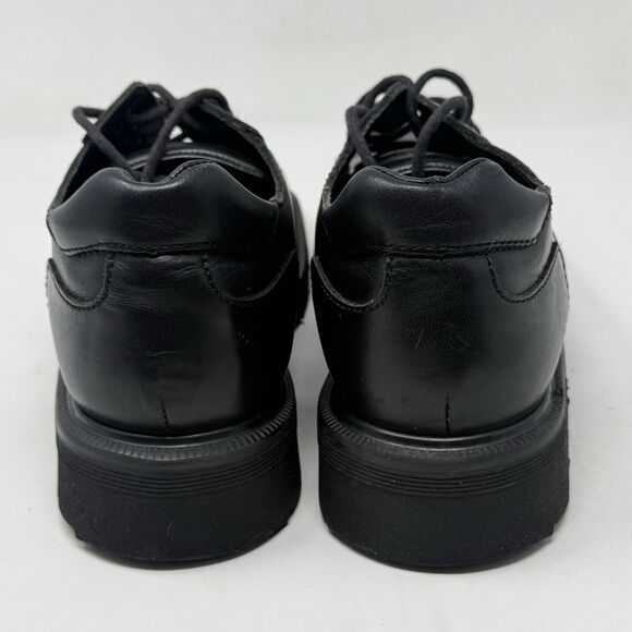 Dr. Martens AW004 Oxford Shoes Mens 10 Black Leather Chunky Vintage England